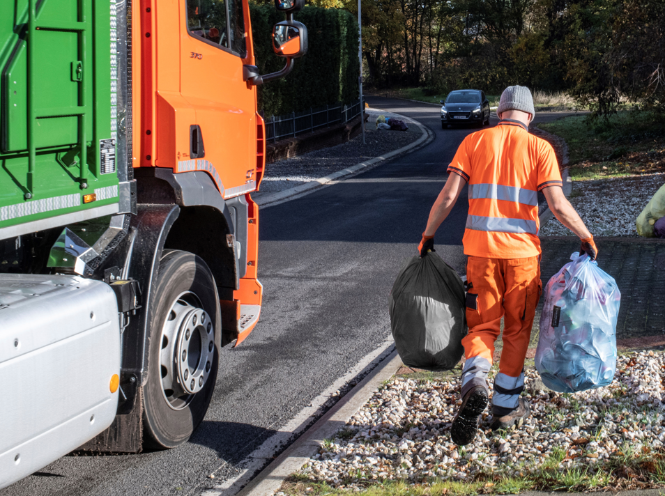 Ophaling huisvuil en pmd