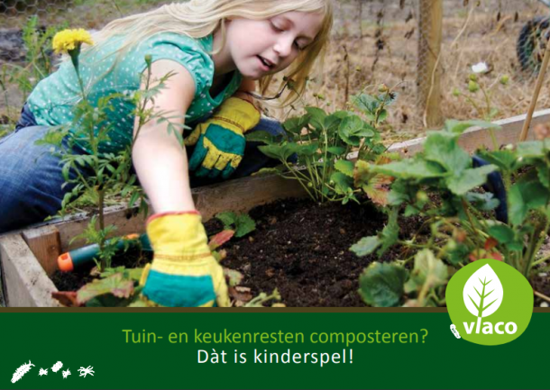 Tuin- en keukenresten composteren. Dàt is kinderspel